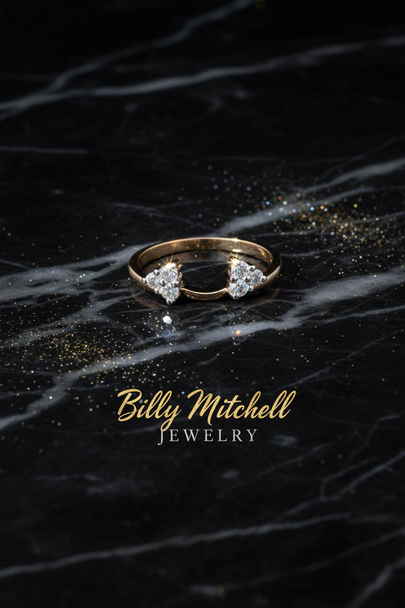 165636 - .15 ctw diamond ring wrap