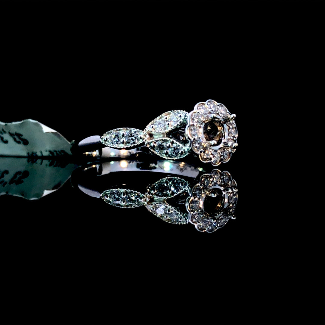 154544 - .40 ctw diamond semi mount