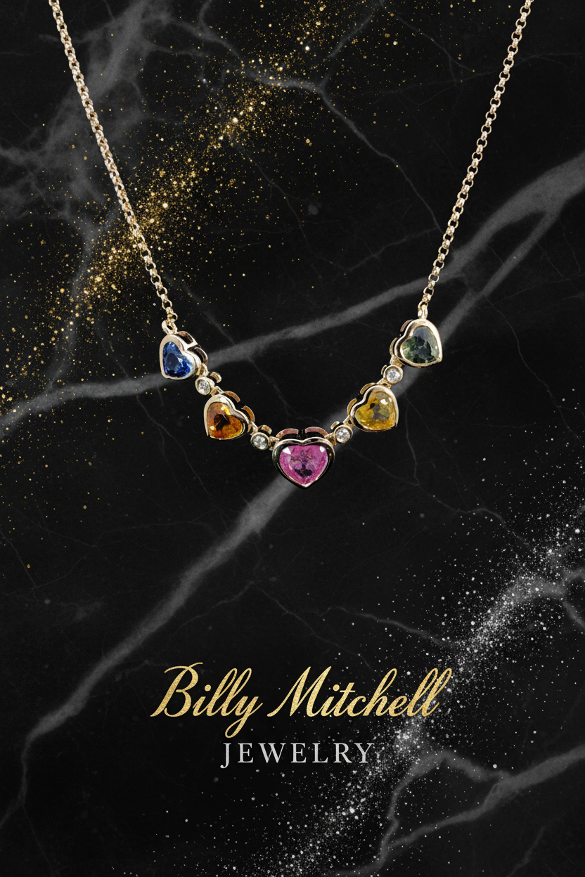 166987 - 1.93 ctw sapphire and diamond necklace