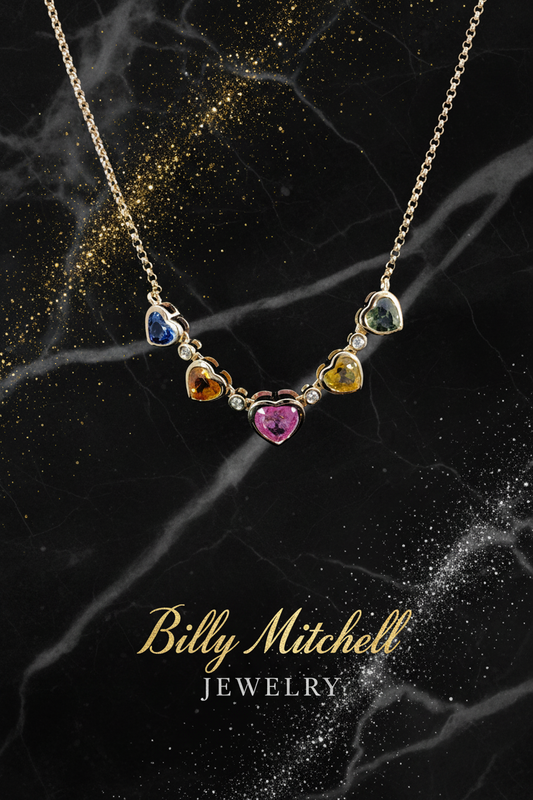 166987 - 1.93 ctw sapphire and diamond necklace