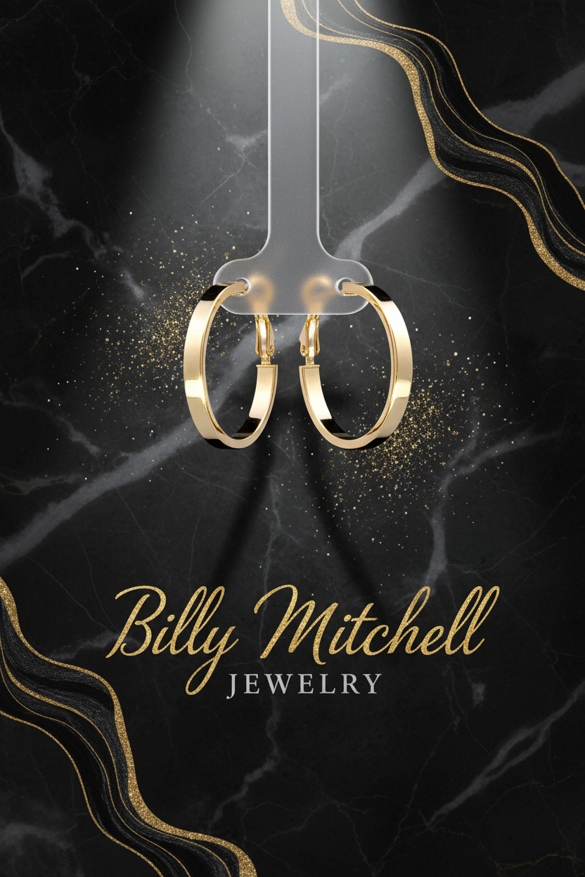 167446 - Gold hoops