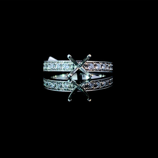 147212 - .36 ctw diamond semi mount