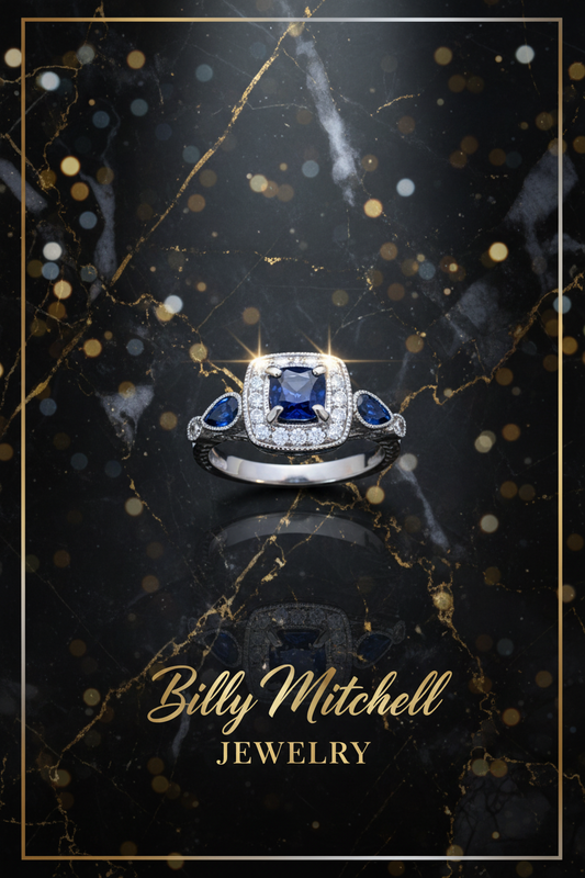 161310 - 2.02 ctw sapphire and diamond ring