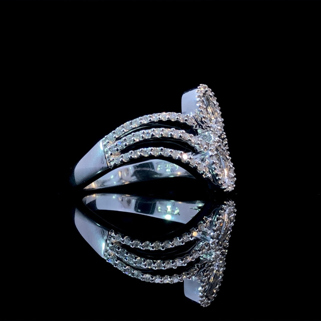 163129 - .56 ctw diamond ring