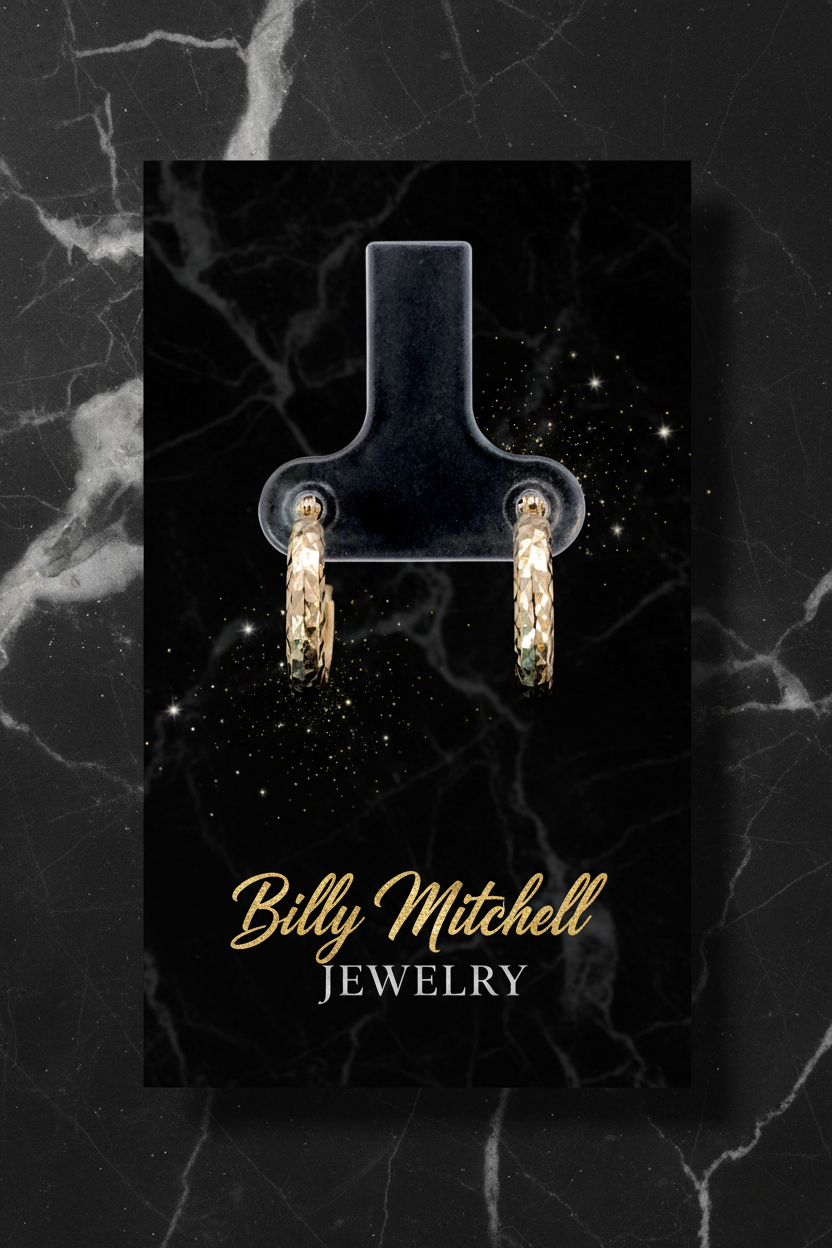 167124 - gold earrings