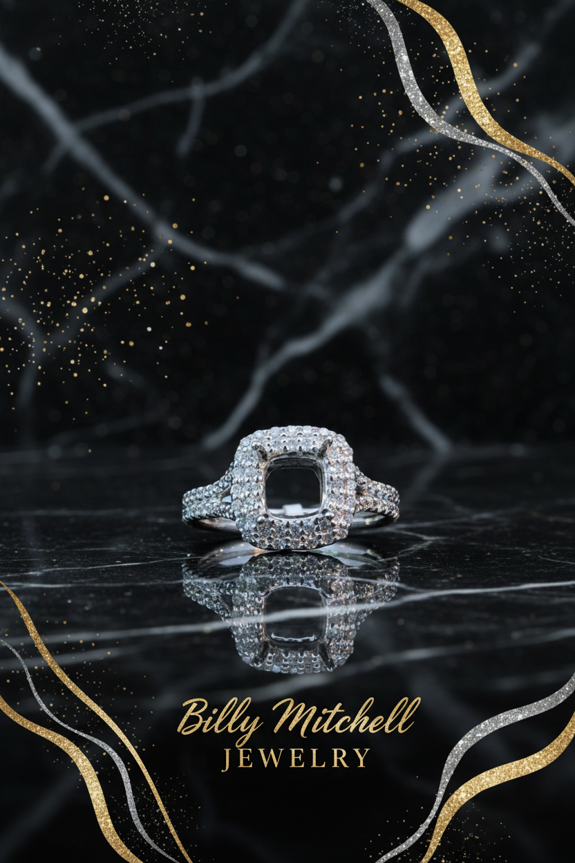 147294 - .67 ctw diamond semi mount