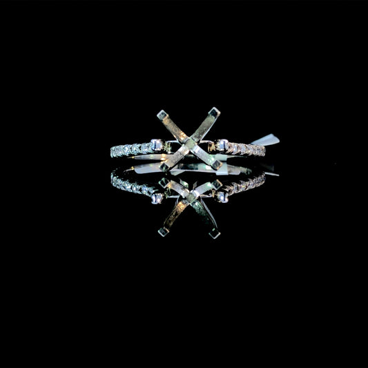 147770 - .25 ctw diamond semi mount