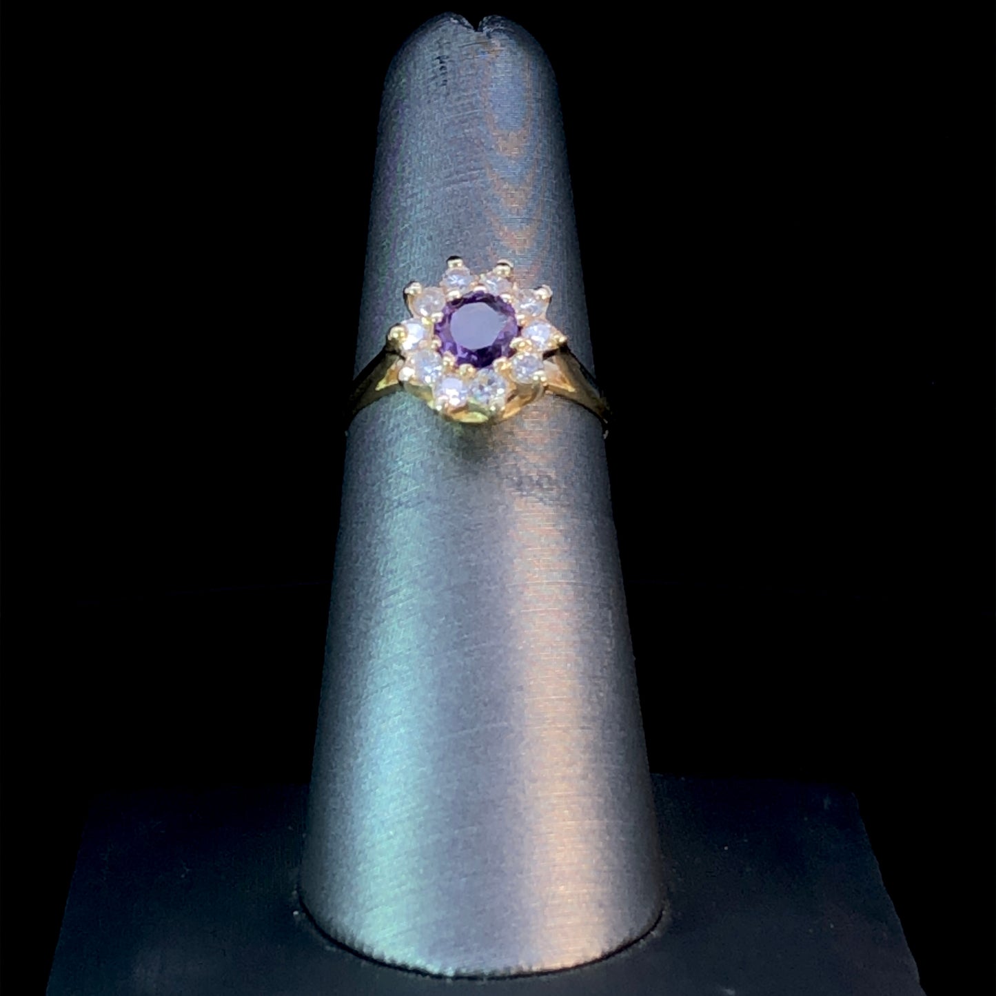 Amethyst and Diamond ring