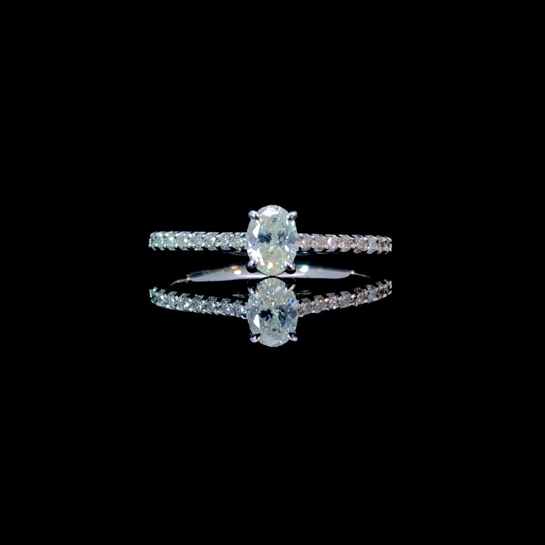 166504 -.53ctw diamond ring