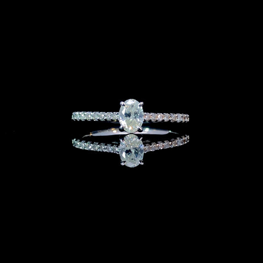 166504 -.53ctw diamond ring