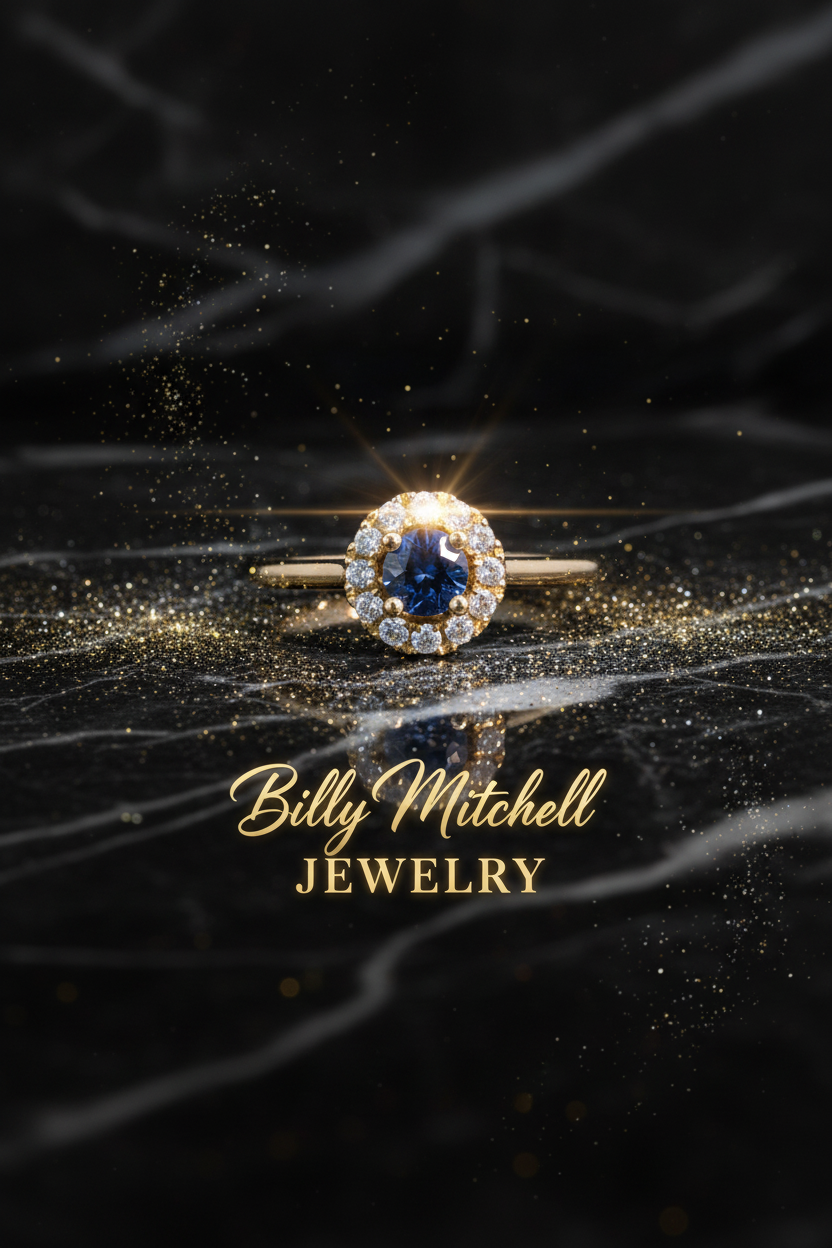 167218 - .50 ctw sapphire and diamond ring