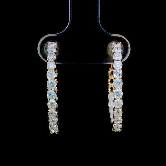 165396 - 1.50 ctw diamond hoops