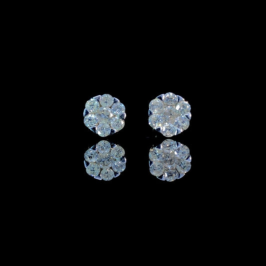 .46 ctw diamond studs