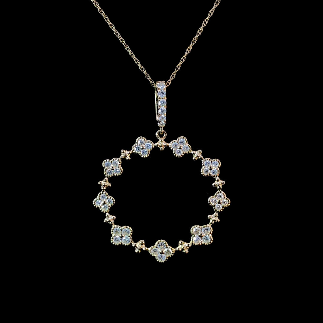 165020 - .48 ctw diamond pendant