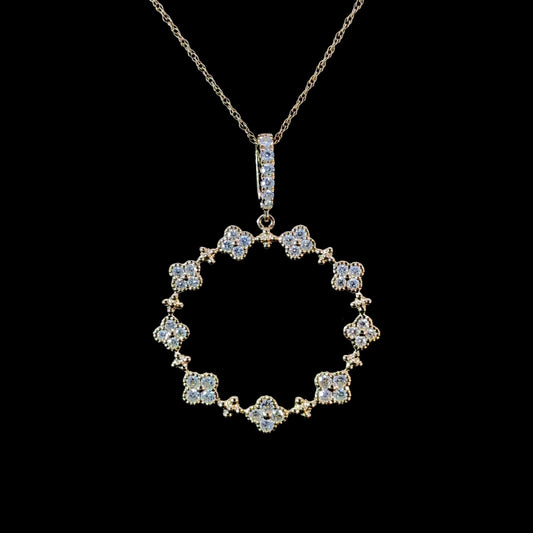 165020 - .48 ctw diamond pendant