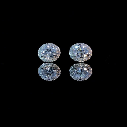137328 - .62 ctw diamond earrings