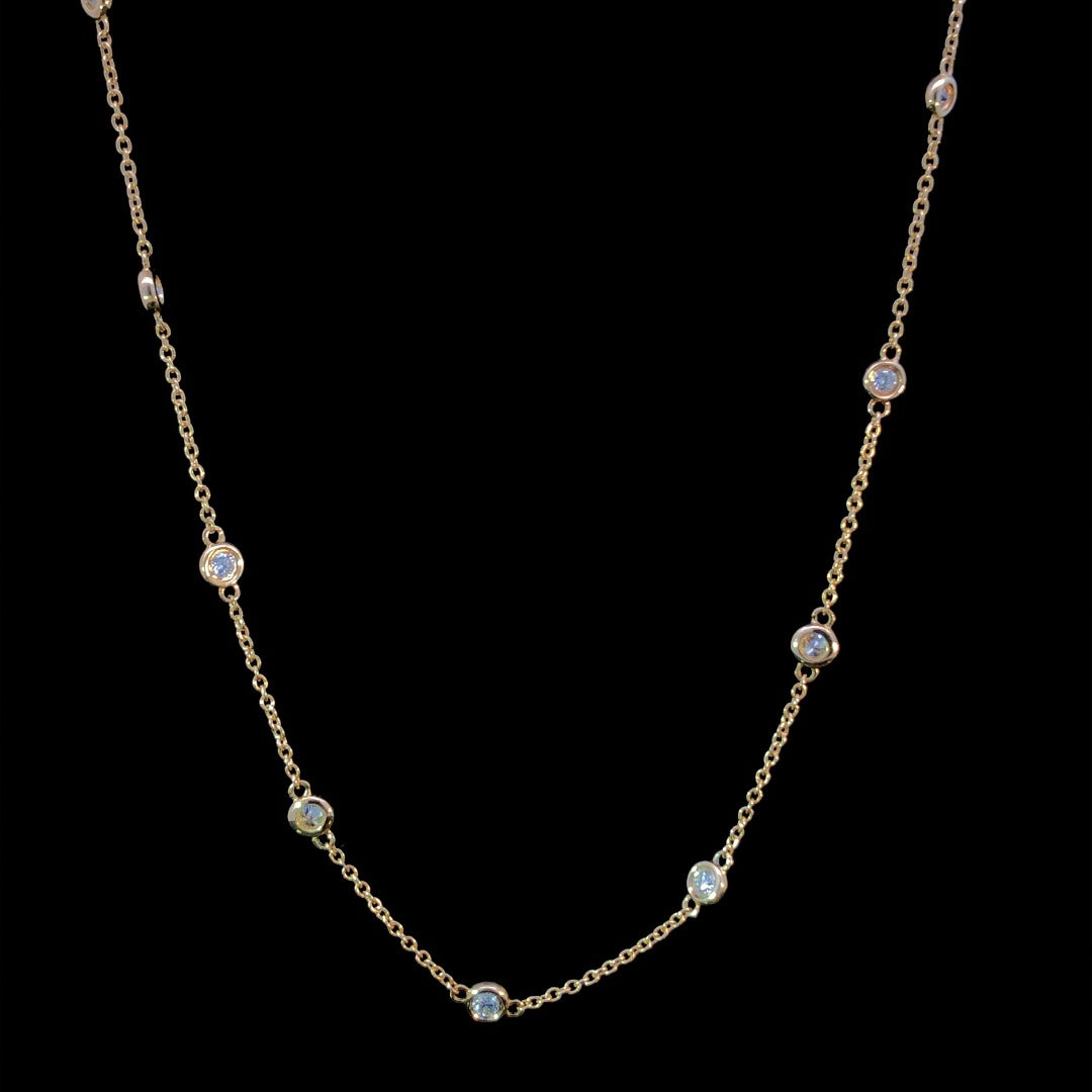 160675 - .74 ctw diamond necklace