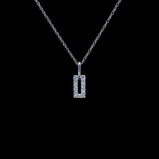 166020 - .12ctw diamond pendant