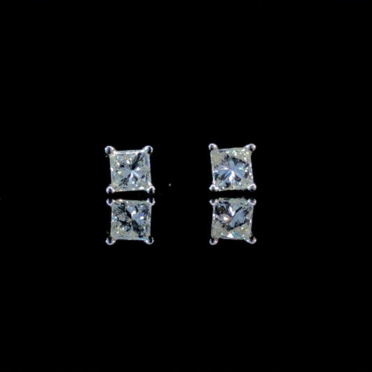 .46 ctw diamond earrings