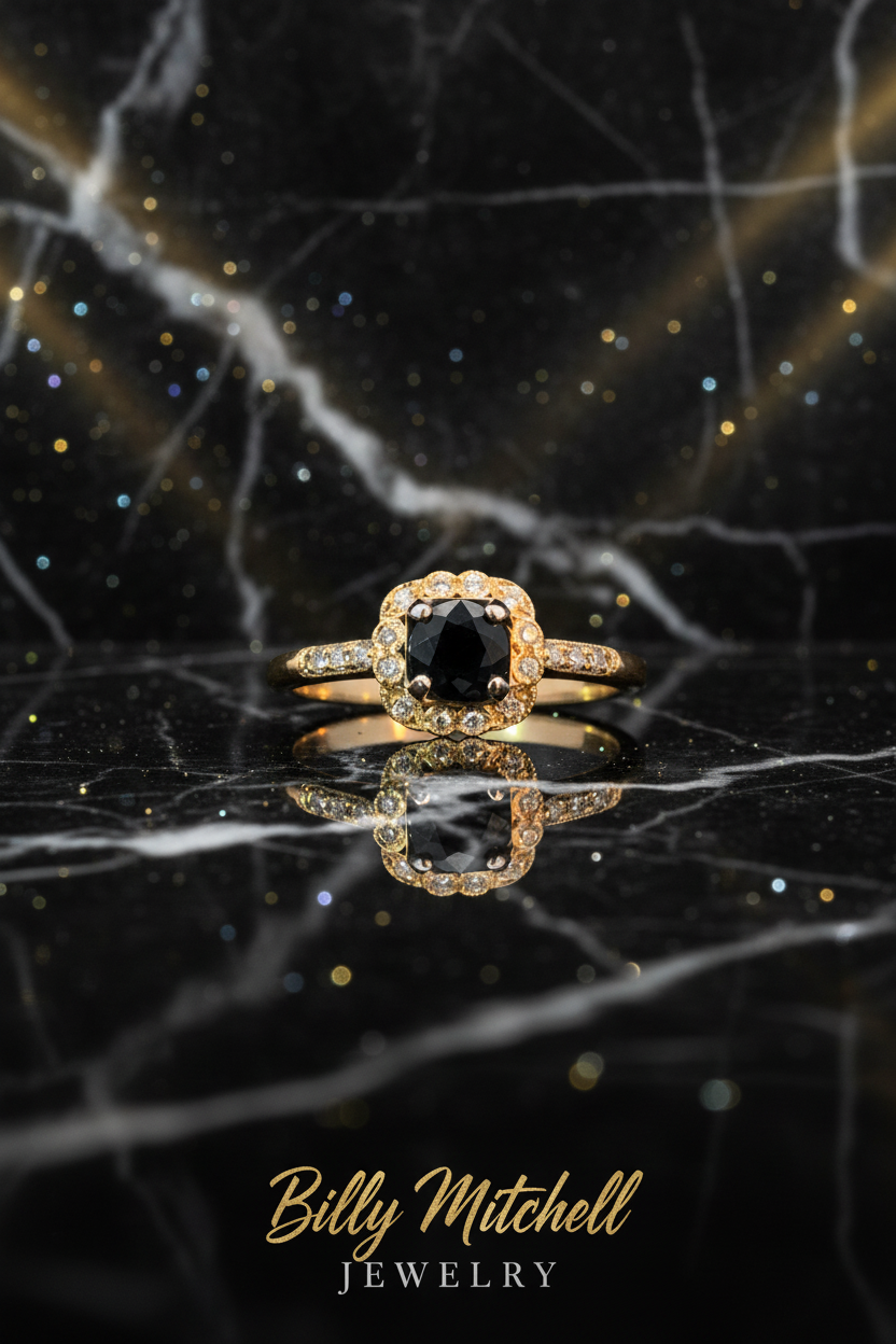 159591 - .61 ctw Sapphire and Diamond ring