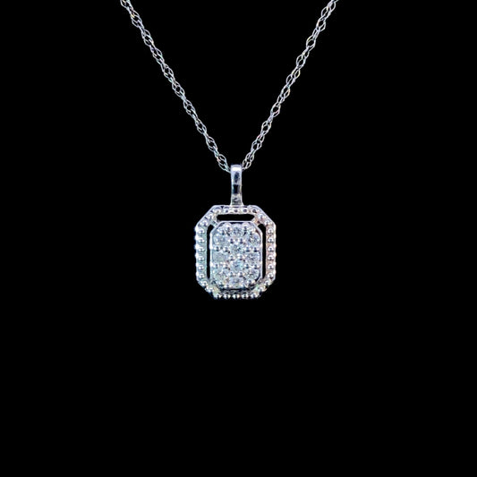 165577 - .20 ctw diamond pendant