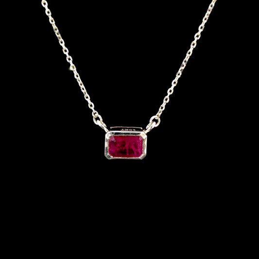 166554 - .50ctw ruby necklace