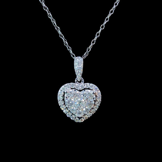 166953 - .45 ctw diamond pendant