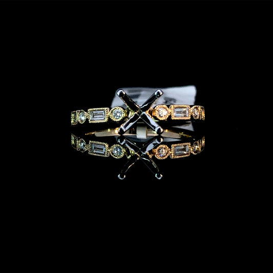 164873 - .26 ctw diamond semi mount