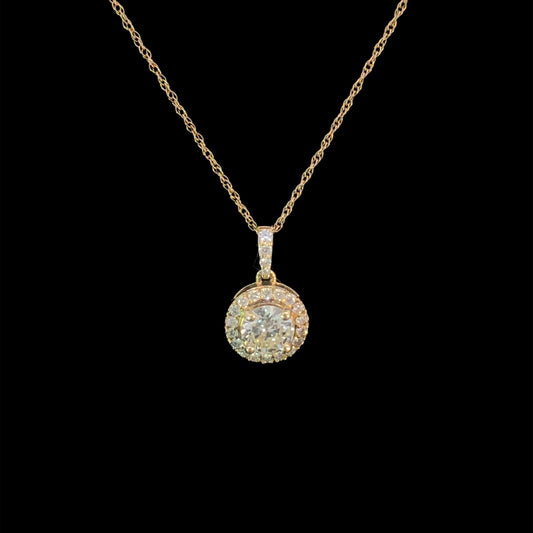 162896 - .54 ctw diamond pendant