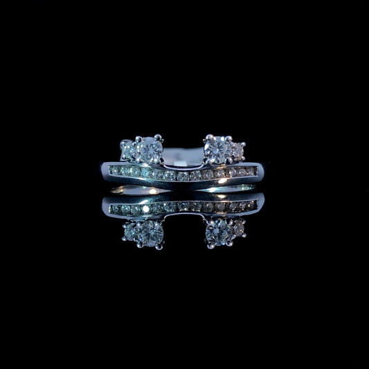 134846 - .34 ctw diamond ring wrap