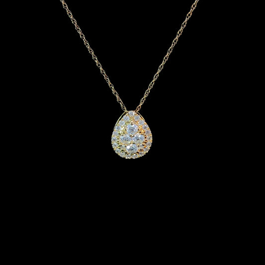 165312 - .33 ctw diamond pendant