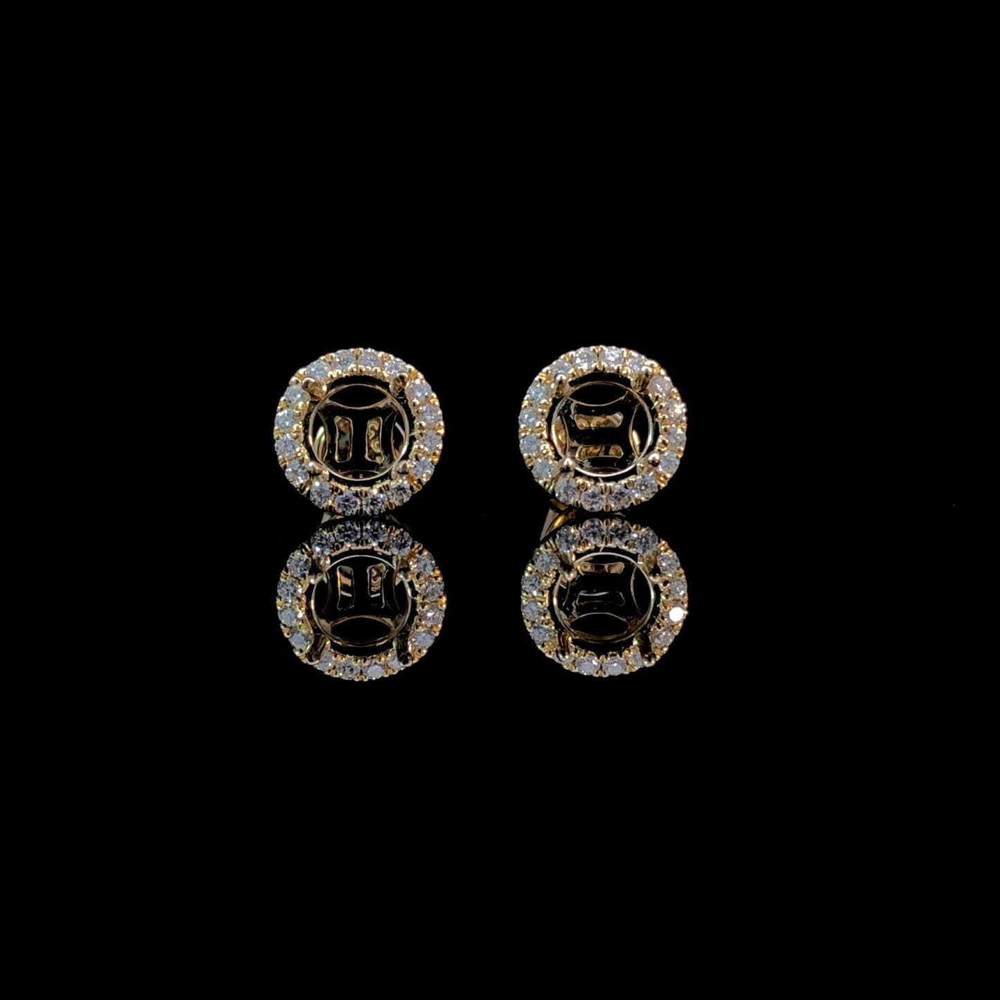 163631 - .20 ctw diamond earring jackets