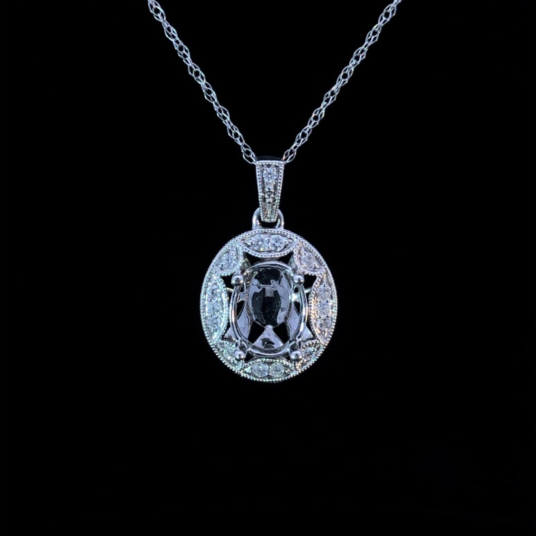 158070 - diamond pendant mount