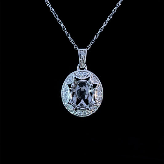 158070 - diamond pendant mount