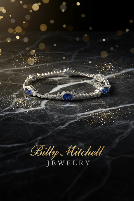 164021 - 4.3 ctw sapphire and diamonds