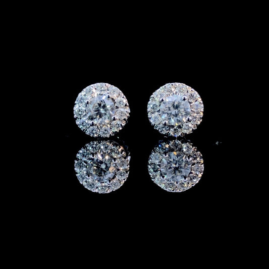 163604 - 1.00 ctw diamond earrings