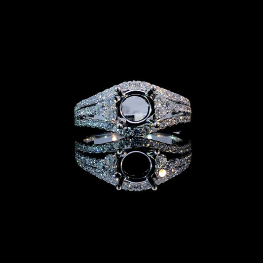 .79 ctw diamond semi mount