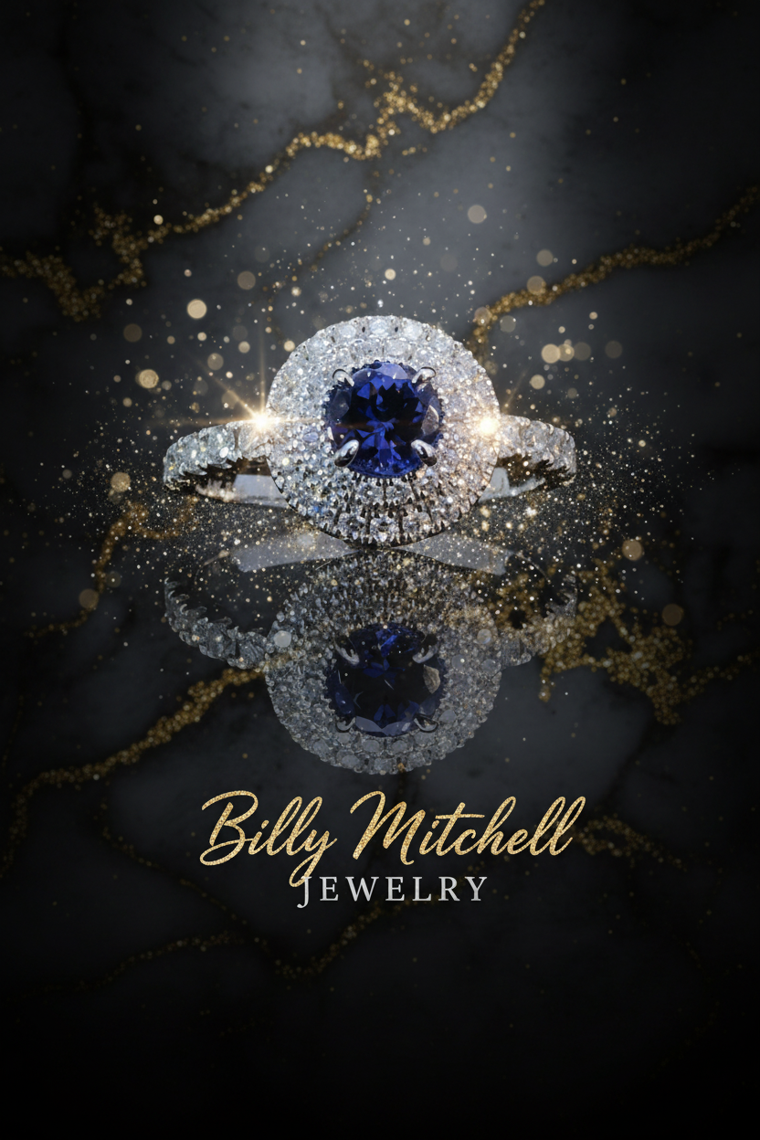 167221 - .98 ctw sapphire and diamond ring