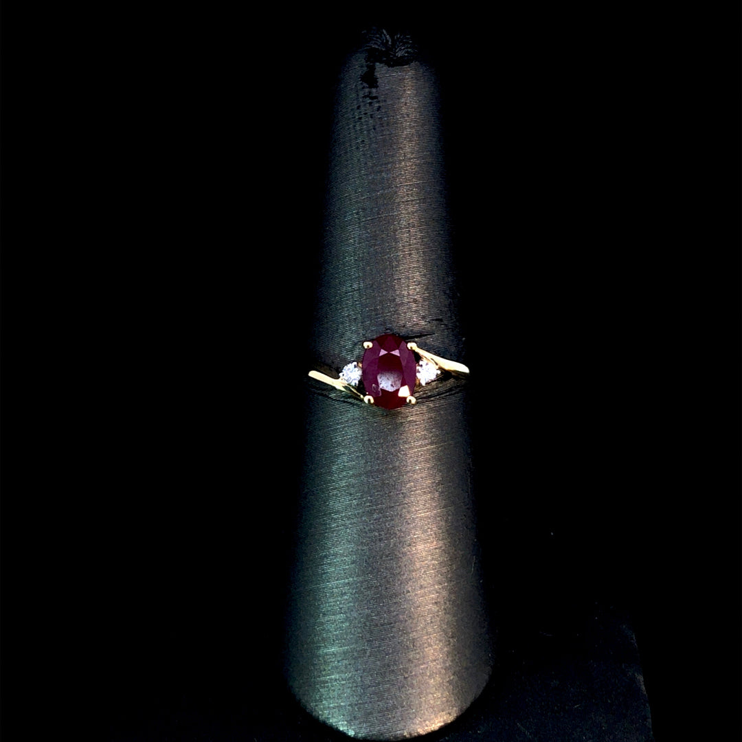 166609 - ruby and diamond ring