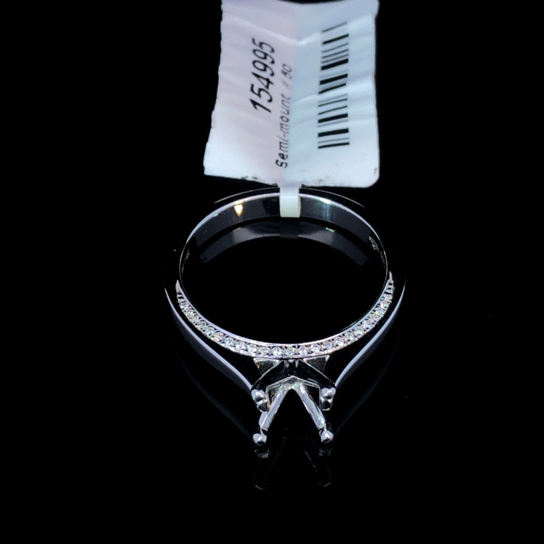 154995 - .13 ctw diamond semi mount