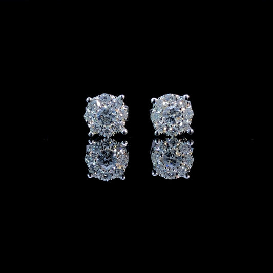 163603 - .50 ctw diamond earrings