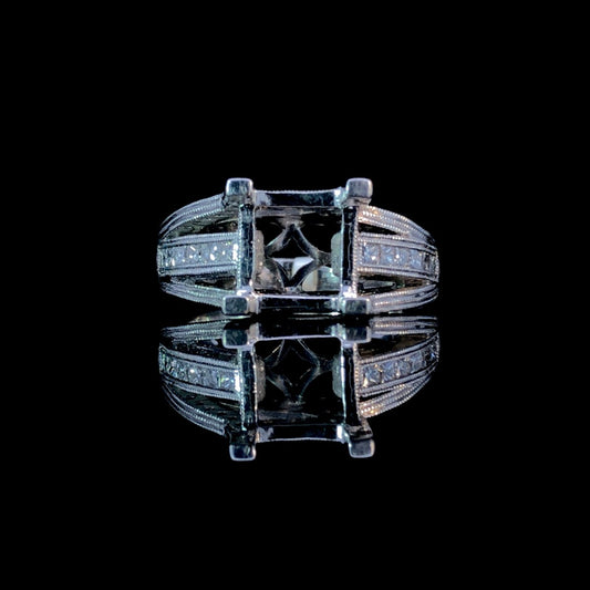 .63 ctw diamond semi mount