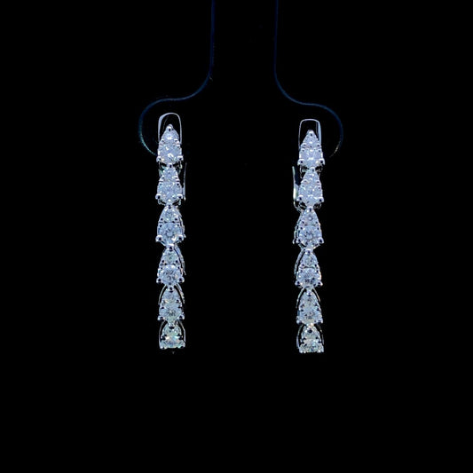 163873 - 1.50 ctw diamond earrings