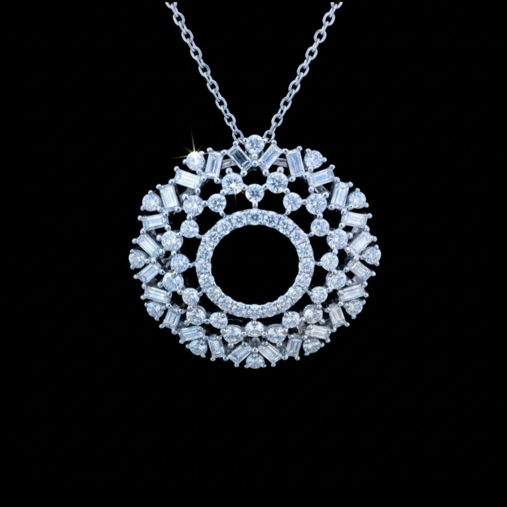 159234 - 1.47 ctw diamond pendant