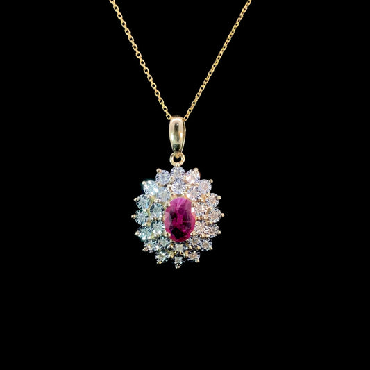 166445 - .15ctw diamond pendant
