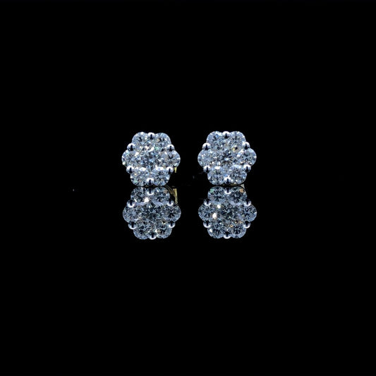 163903 - .75 ctw diamond earrings