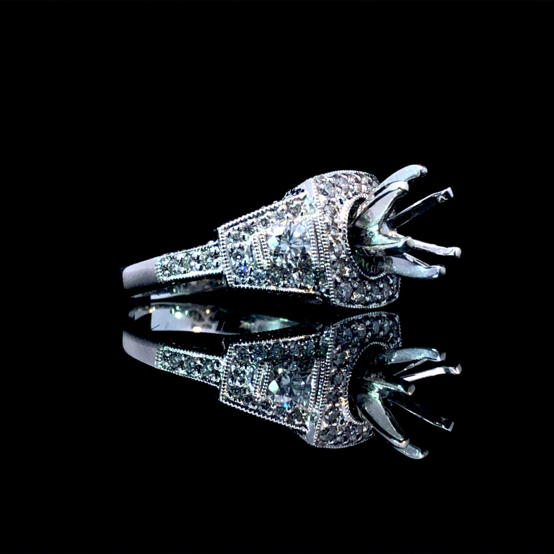 144616 - 1.30 ctw diamond semi mount