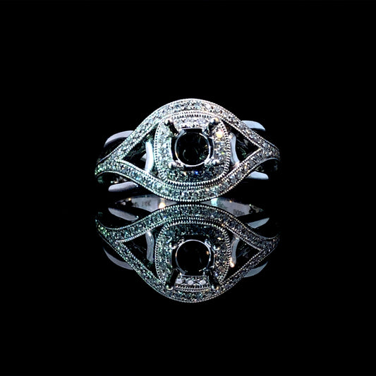 156611 - .33 ctw diamond semi mount