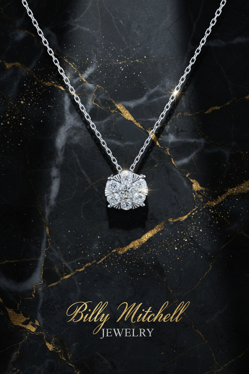 165434 - .83 ctw diamond necklace
