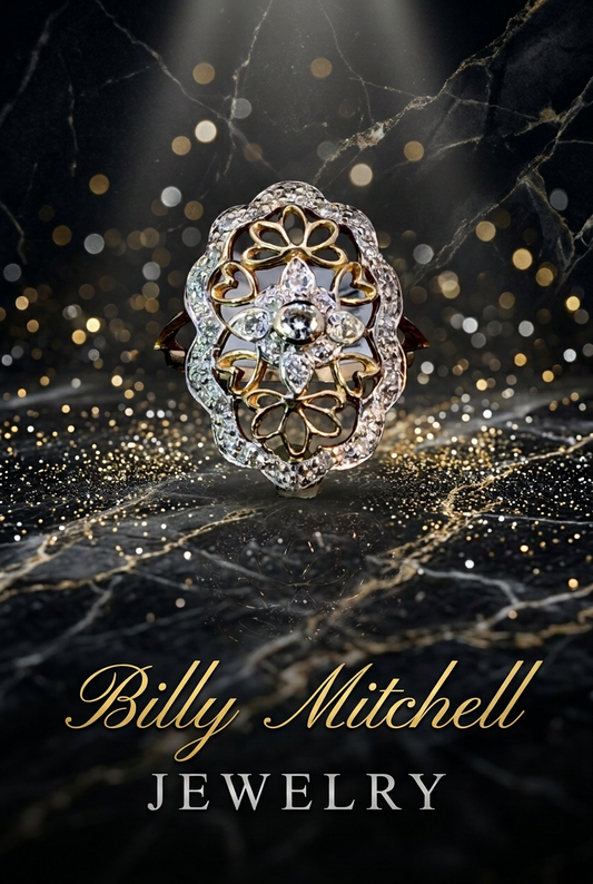 165578 - Filigree and diamond ring